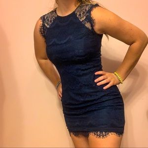 Blue Lace Dress